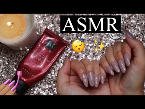 [ASMR] Doing My Lockdown Nails! 💅🏽✨ (Tapping, Scratching & Whispering)