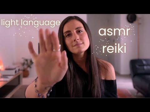 Peaceful Reiki ASMR & Light Language | Energy Healing, Soft Spoken, Hand Movements