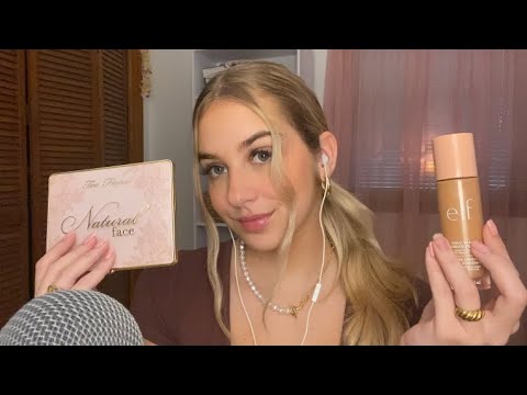 ASMR | Tapping and Scratching on Makeup 💋 40+ Mins | Whispered Rambling