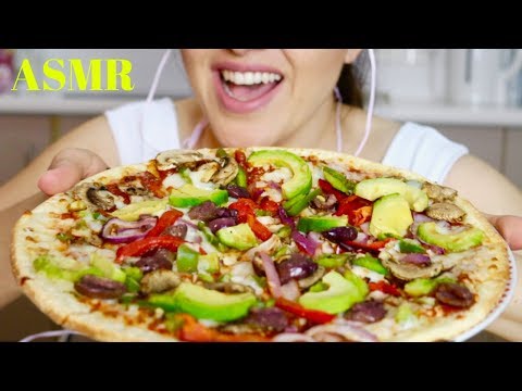 ASMR PIZZA  EATING SOUND | SAVAGE EATING SOUND