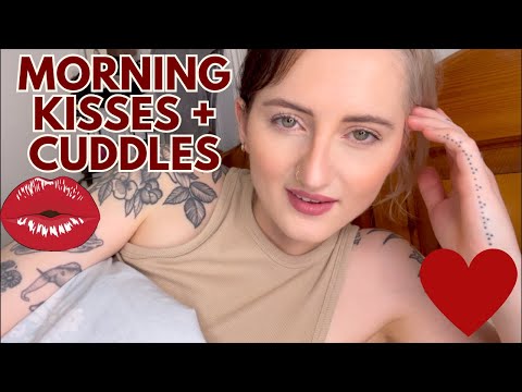 ASMR: MORNING KISSES AND CUDDLES | Morning Make out in Bed - GF | Girlfriend | Personal Attention