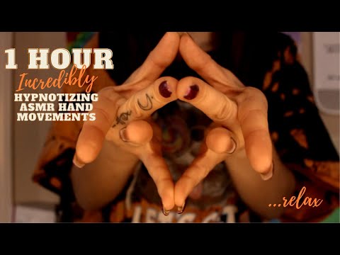 Unpredictable Hypnosis Hand Movements ASMR 1 HOUR w/ Layered Mouth & Hand Sounds 🏵🔸