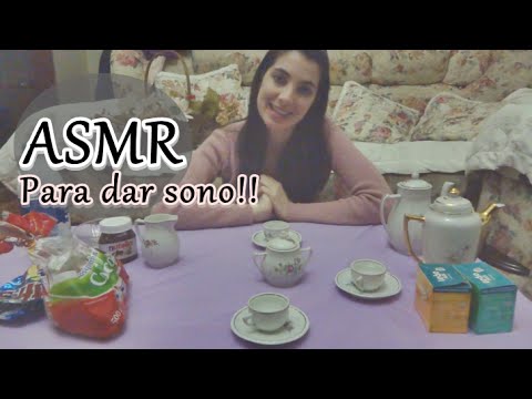 ASMR : Vídeo para dar sono (Roleplay -  Chá da tarde)