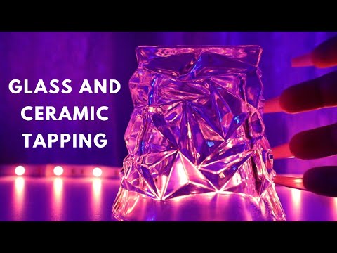 ASMR | Scratching and Tapping on Glass and Ceramic for Relaxation - No Talking