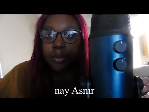 ASMR *mouth sounds,hand movements ,tapping,whispers sounds