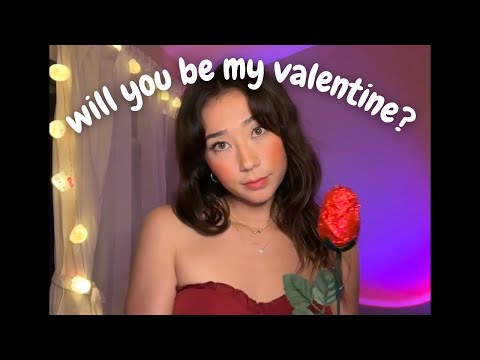 will you be my valentine? ❣️ASMR | eating sounds | mouth sounds | personal attention | water globes