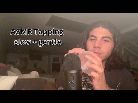 ASMR Tapping Slow and Gentle for your Sleep (+ whispers)