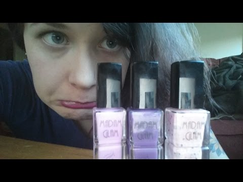 Madam Glam Contest & Review - Win 3 Nail polishes! ASMR