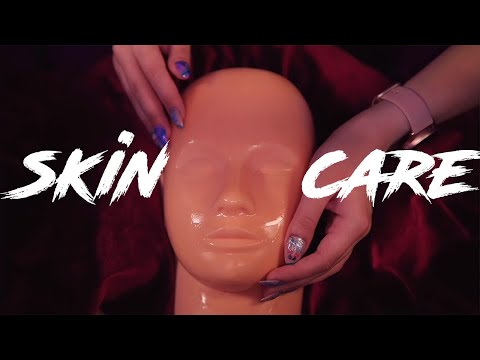 ASMR Spa on a Mannequin Face 💎 Skincare, No Talking