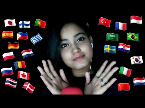 ASMR in 25 Different Languages in 5 Minute 🎉