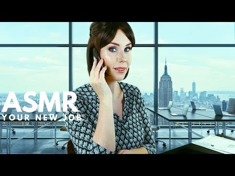 Welcome to your First Day of Work 💼 ASMR Keyboard Typing Roleplay