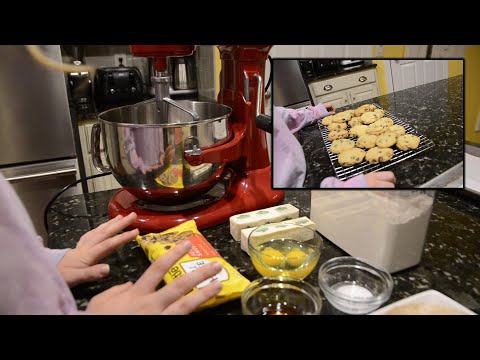 ASMR│Baking Chocolate Chip Cookies for You! Celebrating 200 Subscribers ♡