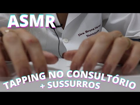 ASMR TAPPING E CONVERSA NO CONSULTÓRIO -  Bruna Harmel ASMR