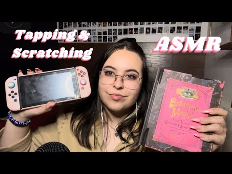 Fast & Aggressive Tapping & Scratching & Whispering ASMR