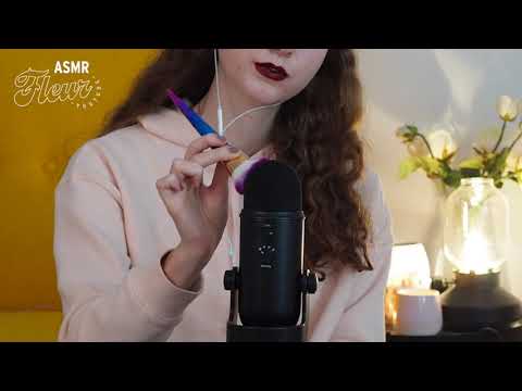 ASMR | Blue Yeti Microphone Brushing (for sleep) 😴💤