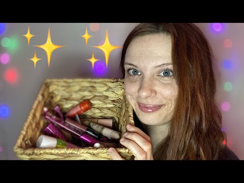 ASMR Big Sis Does Your Makeup 💄 For a DATE! Gum Chewing, Personal Attention #asmr