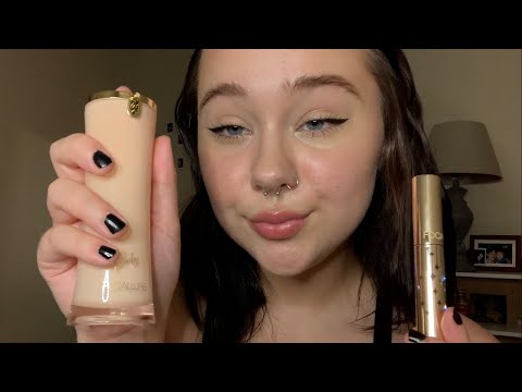 asmr | trying out new makeup ft. focallure (relaxing grwm)