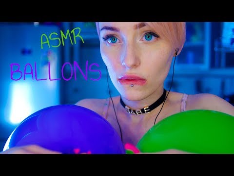 4k ASMR.  Balloons playing and whispering. Part 1