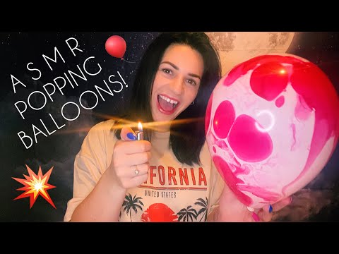 ASMR | BALLOON PLAY! 🎈(Popping, Blowing, Tapping & Scratching) 💥🎈