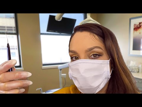 ASMR - Dental Exam Roleplay 🦷 Cleaning and Whitening