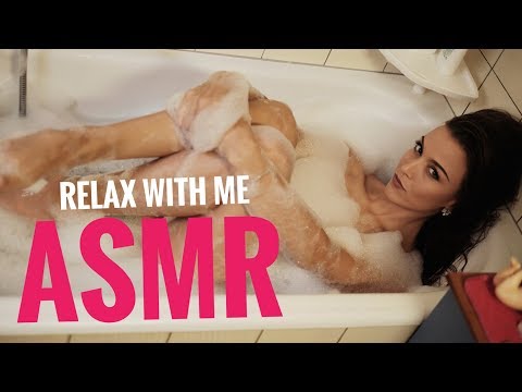 ASMR Gina Carla 🛀🏽 Taking a sensual Bath! Relax With Me! High sensitive amazing Bubbles Tingles!