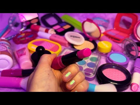 ASMR YOU Apply YOUR Fake Makeup (Unintelligible Whispers)