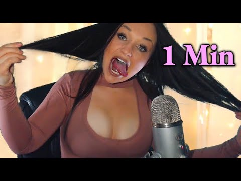 ONE MINUTE ASMR FAST MOUTH SOUNDS