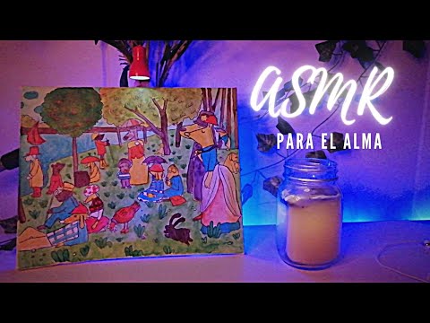 un ASMR curiosamente RELAJANTE | Pintando para que DUERMAS! (Lluvia) ESPAÑOL/CHILE