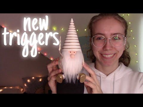 ASMR || Will these New Triggers give you tingles? ❤️🎇🎄 (tapping, whispering, ...)