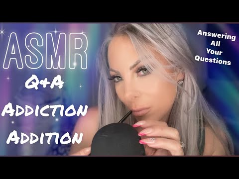ASMR | Delicate Whisper Q&A | All About My Past Addiction | Typing Sounds | Nothing Off Limits