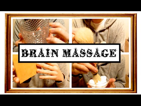 [音フェチ]ブレインマッサージ Pt.1[ASMR]Binaural brain massage/Relax trigger sounds/두뇌 마사지 Japan