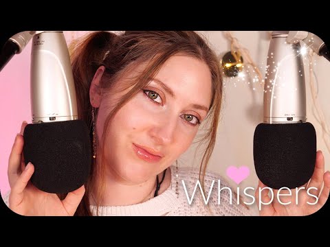 ASMR Whispering in Your Ears 👂New ASMR Whisper Channel, Pregnancy & Relaxing Sounds Show & Tell 💕