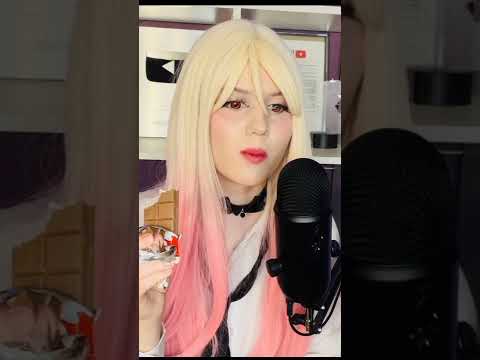 Chewing 😂 🌙 ASMR anime cosplay Marin Kitagawa 💗 relaxing video (full on my channel)