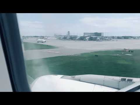 ASMR flight sounds relaxing landing in french Canada