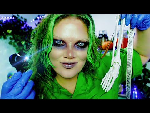 ASMR Mad Doctor Full Body Exam | Creepy Tingles Halloween 2022