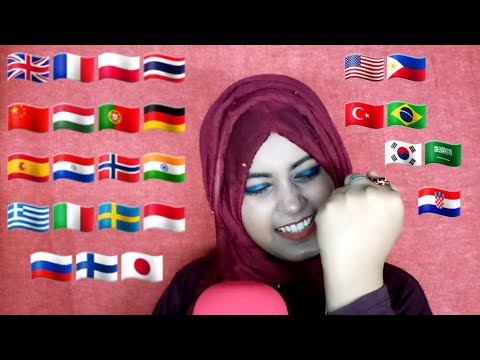 ASMR "I AM Success" In Different Languages With Super Fast Mouth Sounds