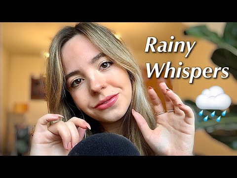 *ASMR* Gentle Rain and SLOW Hand Movements