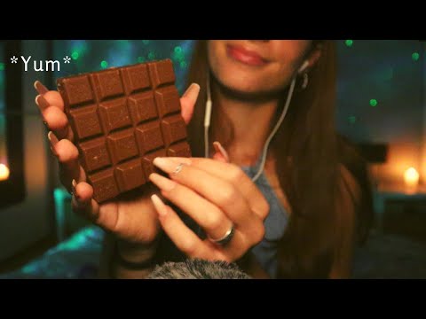 ASMR | CHOCOLATE TRIGGERS (Tapping and Scratching with Long Nails)