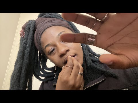 plucking and eating all your negative school habits (mouth sounds, personal attention, ring sounds)