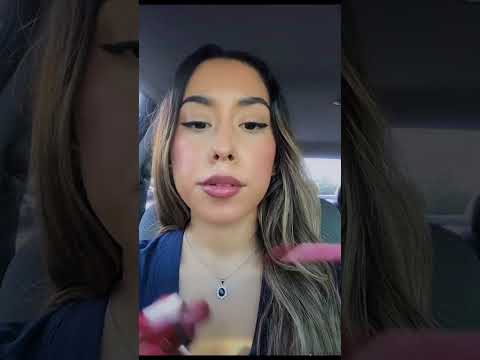 ASMR Touching Up Your Lipstick in the Car #asmr #shorts