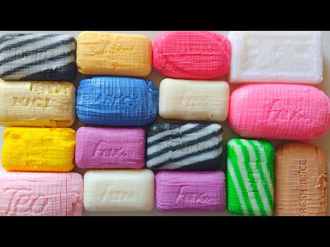 So satisfying video ASMR\Soap CUBES\ Relaxing sounds, no talking. Cutting soap.