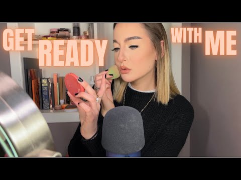 ASMR | grwm; I saw a limping coyote, & trying new lashes