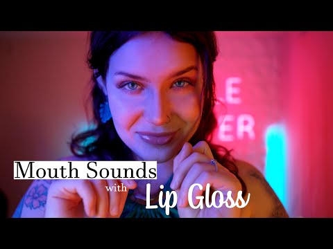 ASMR | Mouth Sounds and Inaudible Whispering with Lip Gloss 💄