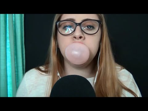 [ASMR] Bubbalicious Gum Chewing & Bubble Blowing