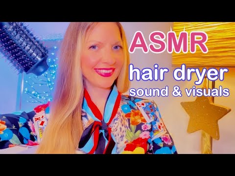 ASMR Hair Drying | Hair Dryer | Hair Flipping | Hair Over Face