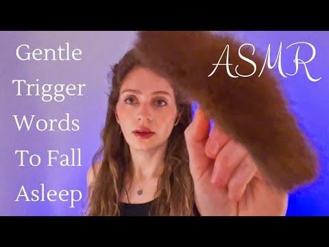 20 Gentle Trigger Words to Put You To Sleep | ASMR Whispering, Face and Mic Brushing Sounds