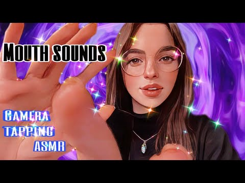 ASMR - Hand Movement , Mouth Sounds , Camera Tapping