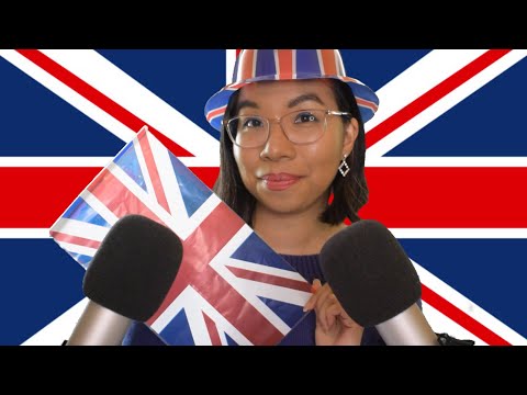 ASMR WHISPERING GOD SAVE THE QUEEN  (+ Tapping) 🇬🇧👑 [Binaural]