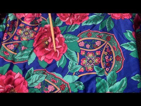 Tracing and Rubbing ASMR ft. Beautiful Robes 👘