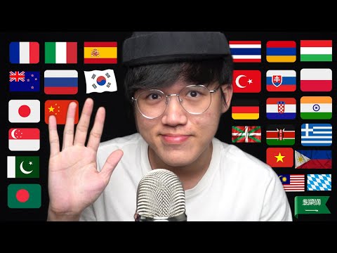 ASMR Whispering In 28 Different Languages